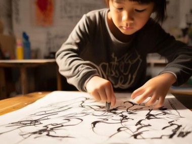 六年级学生硬笔书法诗意创作之旅