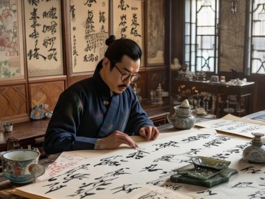 墨香古韵，清代书法家生活与艺术品鉴