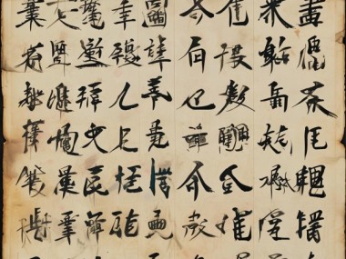 千姿笔韵，三列十行书法艺术盛宴赏析