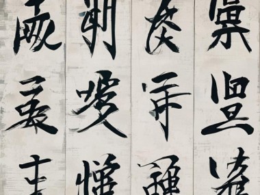 六格四行书法之美，传承千年的艺术瑰宝赏析