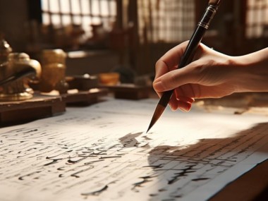 硬笔书法艺术解析，安字书写技巧与一方书画风采