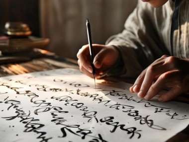 墨舞飘香，第九行书书法作品深度解析