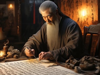 甲骨文书法名家风采，墨韵流芳，传承不朽艺术瑰宝