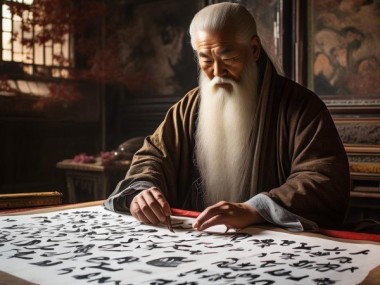 墨舞千年，书法名家岁写心经，展现书法艺术魅力
