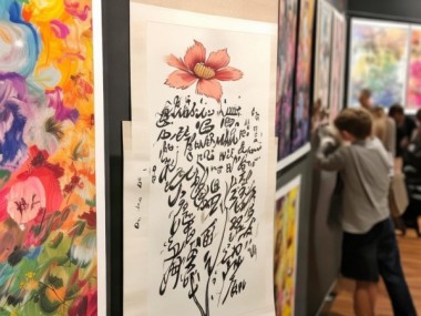 童笔生花，一年级学生硬笔书法作品惊艳亮相书画展