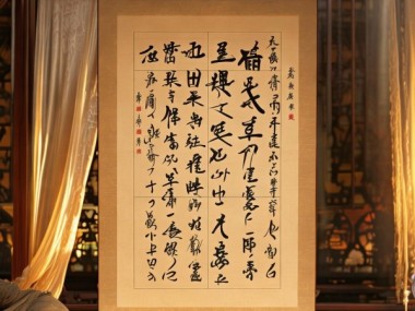 古韵流韵，六格四行书法艺术珍品鉴赏