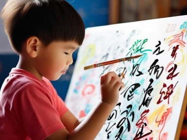 五年级小学生硬笔书画作品亮相，传承文化风采青春