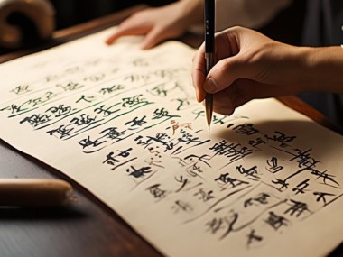 硬笔书法动态流畅绘，探索硬笔书写中的动态之美