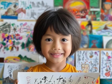 童真艺术绽放，二年级学生硬笔书画风采展