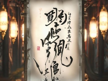 墨舞风华，8字书法佳作，感受传统艺术之美