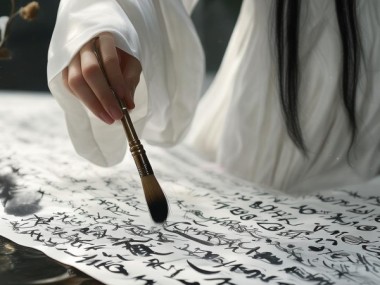 书法神笔绘动心画卷