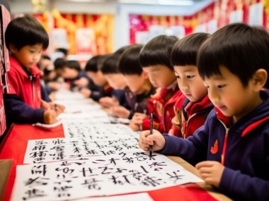 一年级学子元旦书法盛宴，硬笔书法作品闪耀书画展台