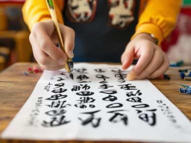 传承经典，童笔生花——三年级学生硬笔书法展
