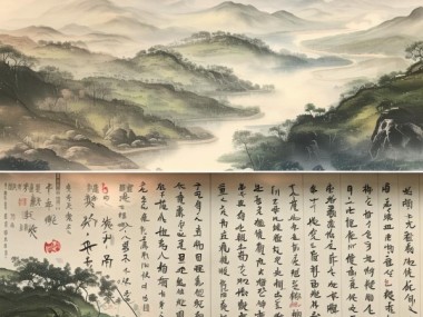 山川黛色韵，书法艺术美——全诗行书法赏析