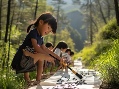 三年级山行书法之旅，满径墨香赏析记