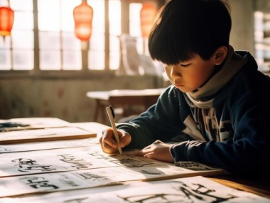 翰墨飘香少年行，小学生硬笔书画展风采