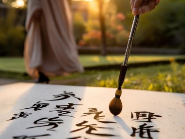 漫步书法艺术，感受软笔五字行书魅力