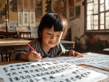 小小书画家，二年级学生临摹古诗，展现传统文化魅力