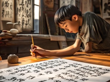 书圣王羲之，六年级书法学习中的艺术风华探秘