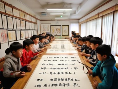 四年级书法理论考试真题揭秘，传承书法文化的关键一课