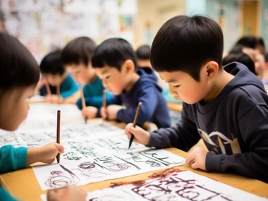 童趣墨香，小学生动态书法作品赏析之旅