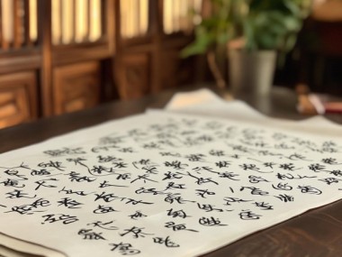 唐多令行书，领略书法艺术之美