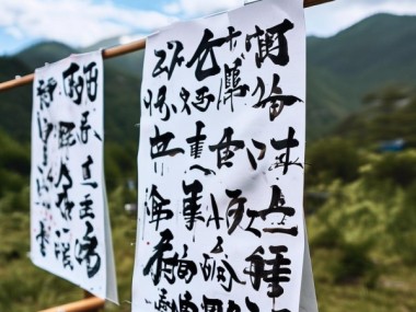 一年级学生山行书法展，传承文化，青春墨韵
