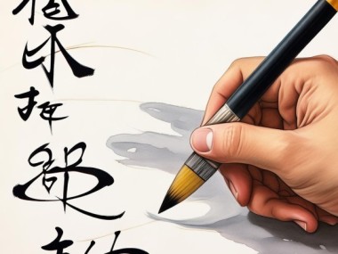 硬笔书法指腕配合技巧图解，动态展现书法艺术之美