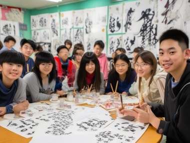 青春墨韵，中学生硬笔书画盛宴启幕