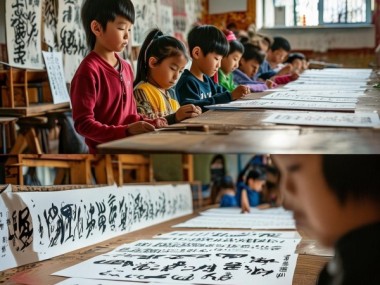 墨香端午，传承经典——三年级学生书法展风采