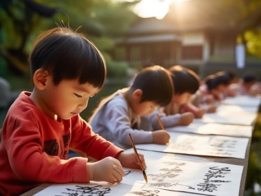 青春国粹，小学生硬笔书法风采展示