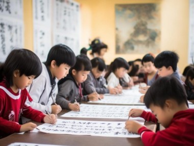 小学生硬笔书法之旅，启迪书画学校传承文化韵律