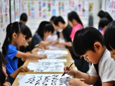 武汉市马良杯书画大赛，一年级学子硬笔书法展艺术风采