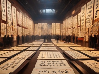 翰墨盛宴，书法名家作品展览空前盛况