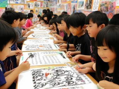 翰墨童趣展，二年级硬笔书画盛宴纪实