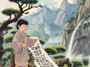 三年级学生书法艺术之旅，山行书法作品赏析