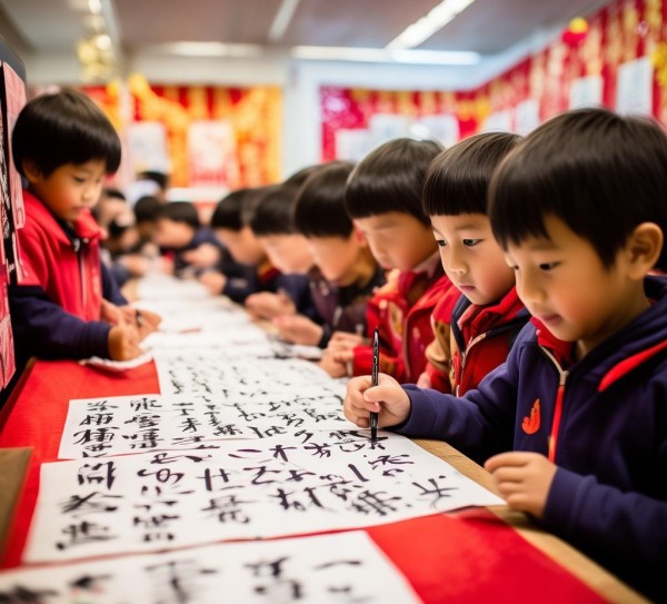 一年级学子元旦书法盛宴，硬笔书法作品闪耀书画展台,一年级学子元旦书法盛宴，硬笔书法作品闪耀书画展台,书法艺术,第1张
