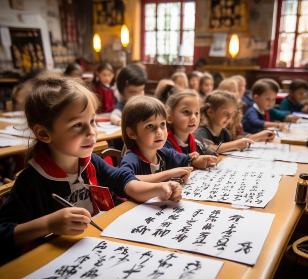 一年级五班硬笔书画纸探秘，共赴书法艺术之旅,一年级五班硬笔书画纸探秘，共赴书法艺术之旅,书法艺术,第1张