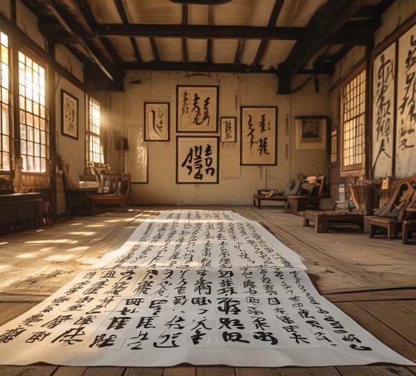 墨舞飘香千年韵——行书书法大师作品赏析之旅,墨舞飘香千年韵——行书书法大师作品赏析之旅,书法艺术,书法展,第1张