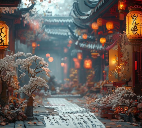 腊八节心潜书法艺术之旅，回忆中的动态图绘意,腊八节心潜书法艺术之旅，回忆中的动态图绘意,书法艺术,第1张