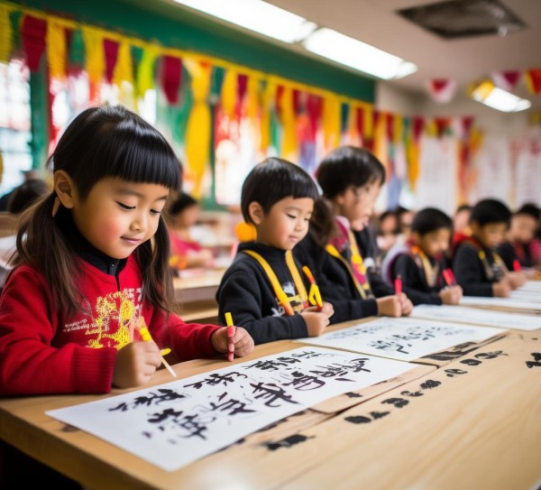 一年级学子迎新年硬笔书法展风采,一年级学子迎新年硬笔书法展风采,书法艺术,书法展,硬笔书法,第1张