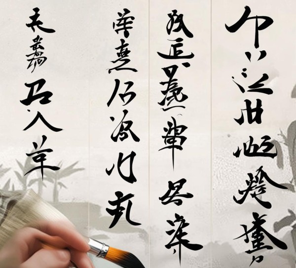 笔意流转，六格四行书法艺术赏析,笔意流转，六格四行书法艺术赏析,书法艺术,第1张