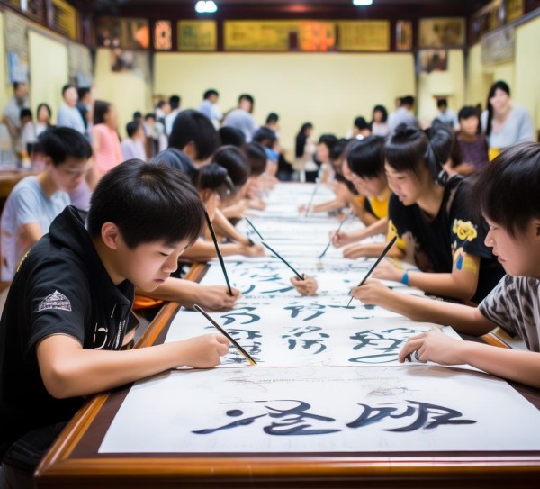翰墨传韵，市青少年书画硬笔大赛精彩上演,翰墨传韵，市青少年书画硬笔大赛精彩上演,书法艺术,硬笔书法,艺术传承,第1张