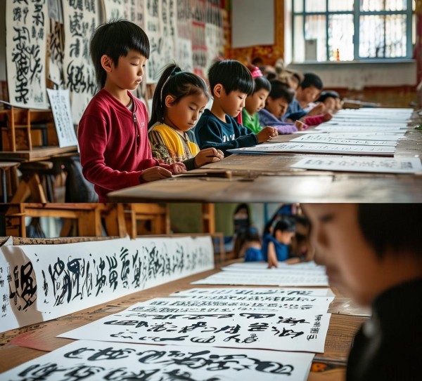 墨香端午，传承经典——三年级学生书法展风采,墨香端午，传承经典——三年级学生书法展风采,书法艺术,书法展,第1张