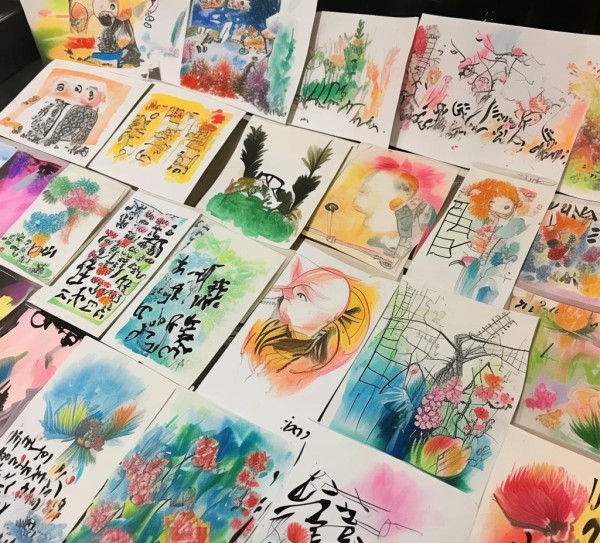童真艺术绽放，二年级硬笔书画作品集,童真艺术绽放，二年级硬笔书画作品集,书法艺术,硬笔书法,传统艺术,第1张