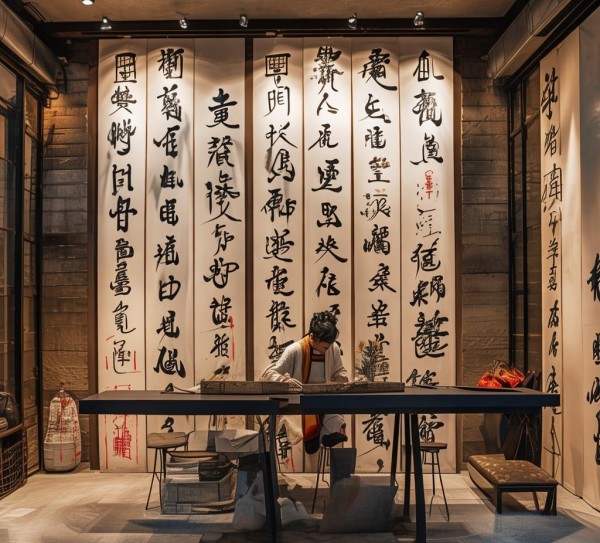 墨韵新时代，书法艺术中的新生活风尚赏析,墨韵新时代，书法艺术中的新生活风尚赏析,书法艺术,第1张