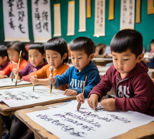 三年级学生的书法启蒙之旅,三年级学生的书法启蒙之旅,书法展,书法,艺术传承,第1张