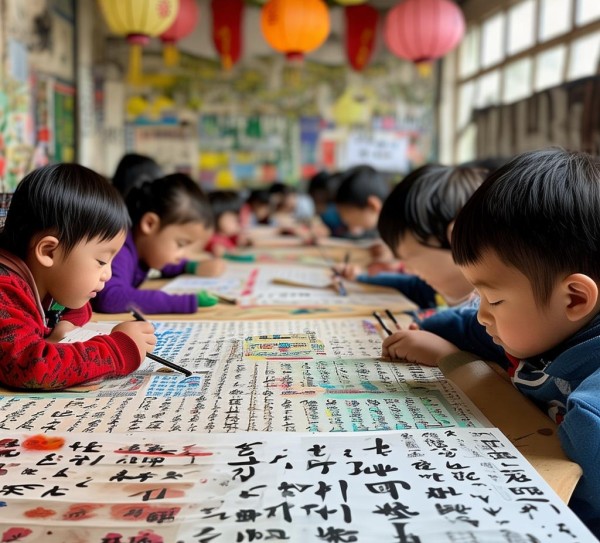 一年级书法启蒙，手抄报中的书法知识库探索之旅,一年级书法启蒙，手抄报中的书法知识库探索之旅,书法艺术,书法,书法入门,第1张