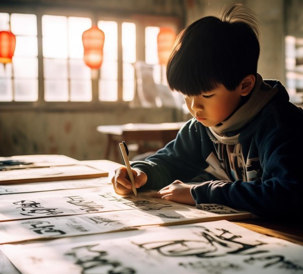 翰墨飘香少年行，小学生硬笔书画展风采,翰墨飘香少年行，小学生硬笔书画展风采,书法艺术,硬笔书法,书法,第1张