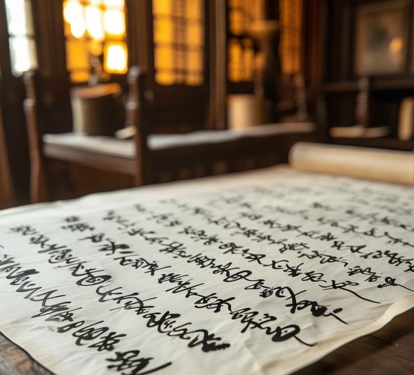 古韵书卷，五言七行书法艺术之旅,古韵书卷，五言七行书法艺术之旅,书法艺术,书法,艺术之美,第1张